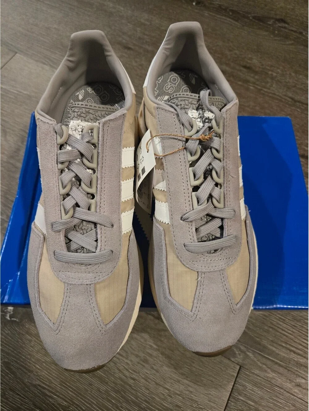 Adidas Retropy E5 Solid Grey Footwear White Men Size 9.5 Q47101 Boost Box
